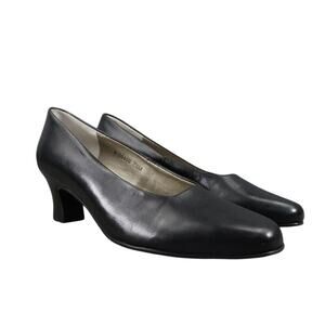 Walking Cradles Shoes Womens 7.5 Pumps Mark Lemp Classics Comfort Fashion Black
